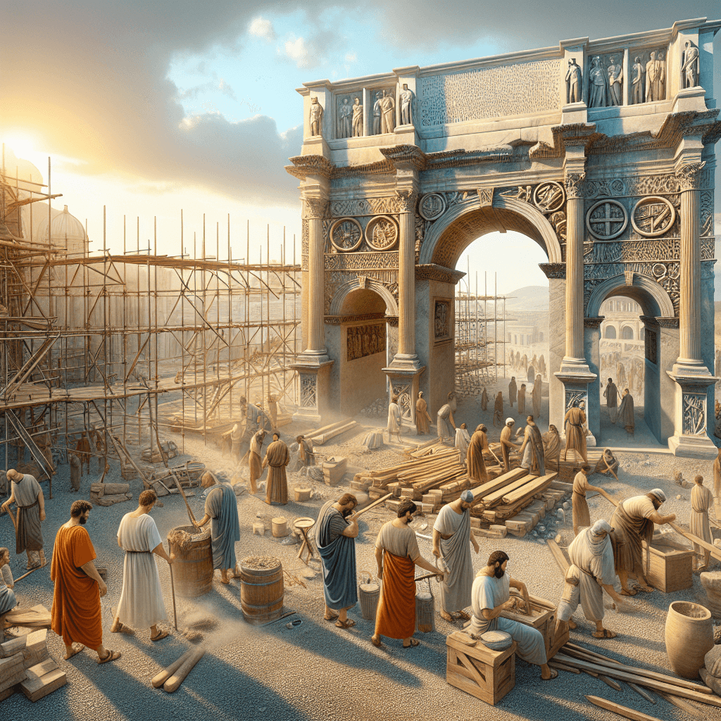 Construction of the Arch of Constantine