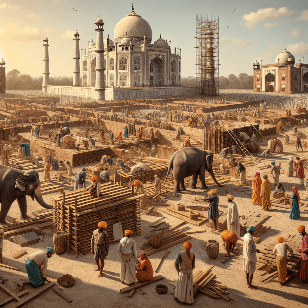 Construction of the Taj Mahal